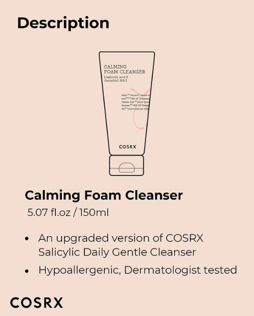 Cosrx Calming Foam Cleanser - Image 6