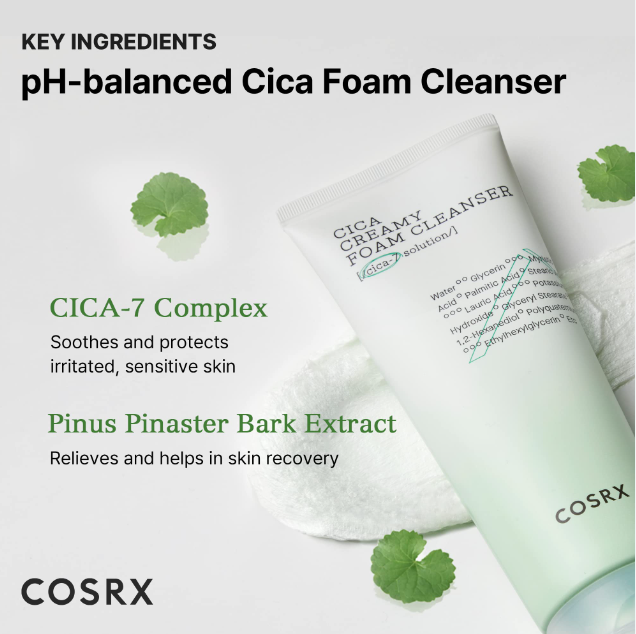 Cosrx Cica Creamy Foam Cleanser - Image 2
