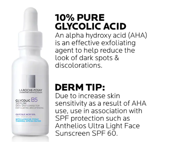 La Roche- Posay Glyolic B5 10% Pure Glyolic Acid Serum 30ml - Image 4