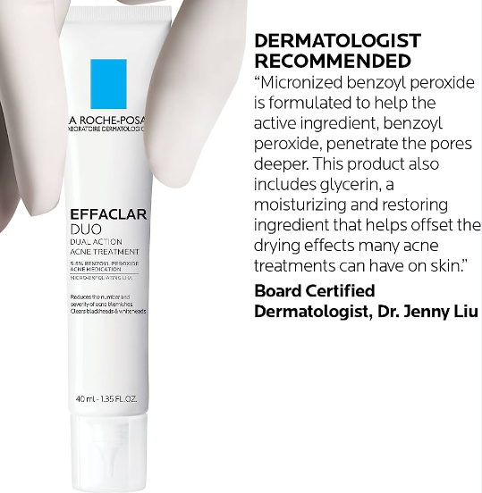 La Roche-Posay Effaclar Duo Dual Acne Spot Treatment With Benzoyl Peroxide 20ml - Image 3