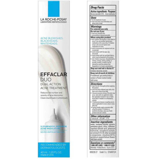 La Roche-Posay Effaclar Duo Dual Acne Spot Treatment With Benzoyl Peroxide 20ml - Image 4