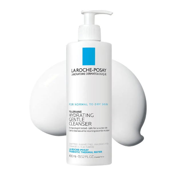 La Roche-Posay Toleriane Hydrating Gentle Cleanser For Sensitive Skin, SOAP-FREE - Image 1