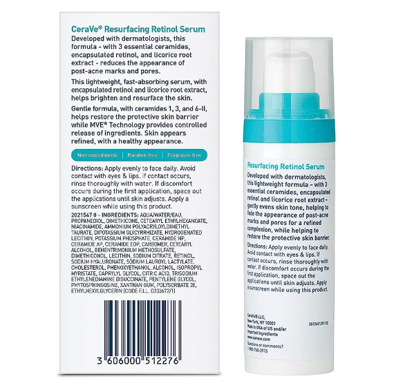 CeraVe Resurfacing Retinol Serum 30ml - Image 3