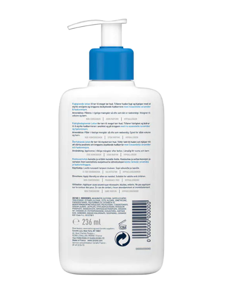 CeraVe Moisturising Lotion For Dry To Very Dry Skin 236ml - Image 2