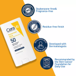 CeraVe Sunscreen Stick SPF 50 0.47oz 13.32g - Image 2