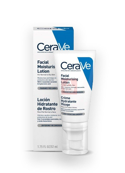 CeraVe PM Facial Moisturising Lotion Normal To Dry Skin 52ml Price in Bangladesh | Night Cream with Niacinamide & Ceramides