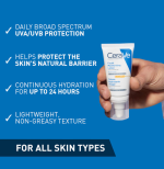 CeraVe PM Facial Moisturising Lotion Normal To Dry Skin 52ml - Image 2
