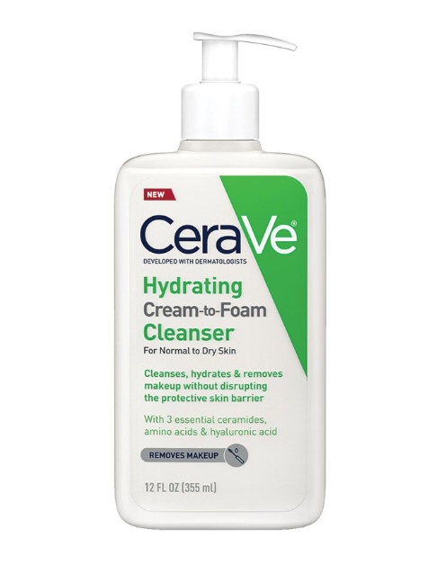 CeraVe Hydrating Cream To Foam Cleanser 473ml Price in Bangladesh | Gentle Cleanser for Normal to Dry Skin