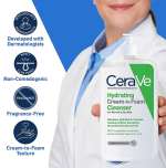CeraVe Hydrating Cream To Foam Cleanser 237ml - Image 3