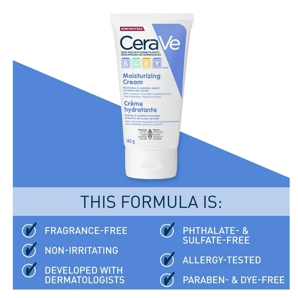 CeraVe Baby Moisturizing Cream 142g - Image 2