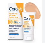 CeraVe Hydrating Mineral Sunscreen SPF 30 Face Sheer Tint 50ml Price in Bangladesh | Daily Sunscreen for Face