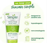 Simple Kind To Skin Moisturizing Facial Wash 150ml (NEW) - Image 3