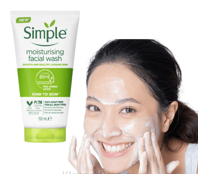 Simple Kind To Skin Moisturising Facial Wash 50ml - Image 2