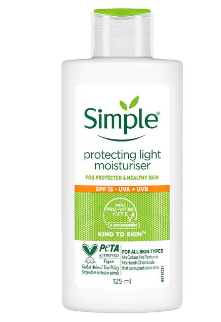 Simple Kind To Skin Protecting Light Moisturiser  125ml - Image 1