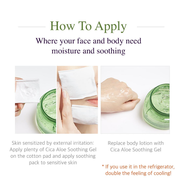 Missha Premium Cica Aloe Soothing Gel 300 ml - Image 4