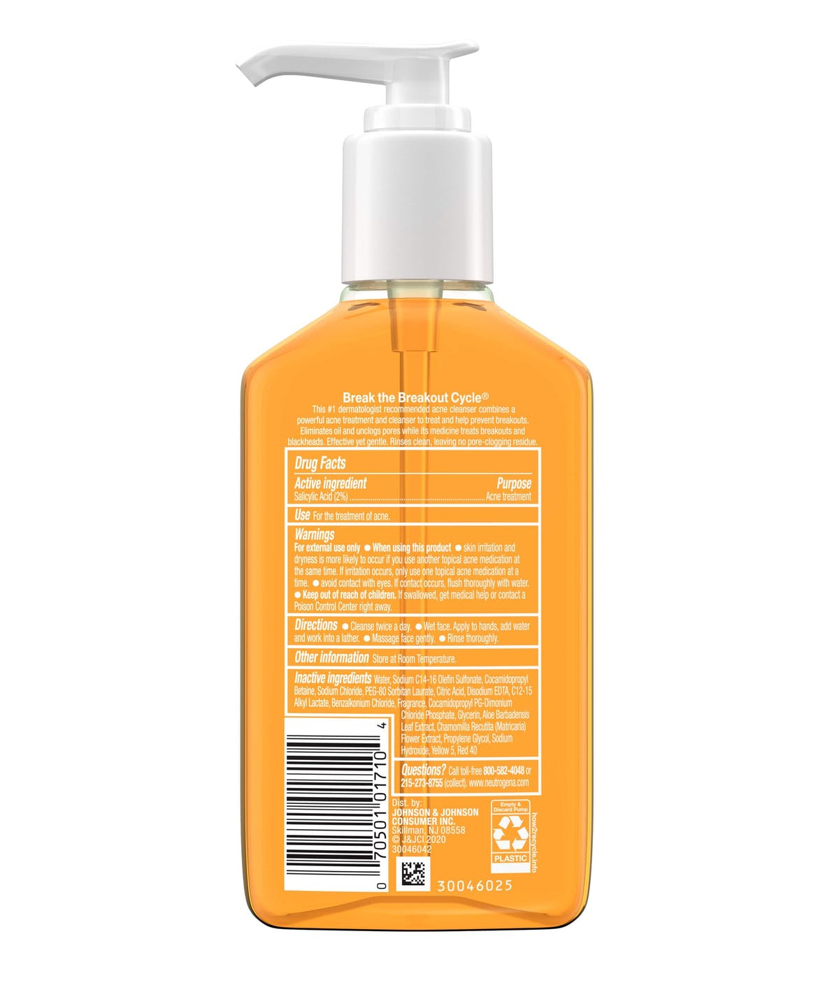 Neutrogena Oil Free Acne Wash - 269ml - Image 4
