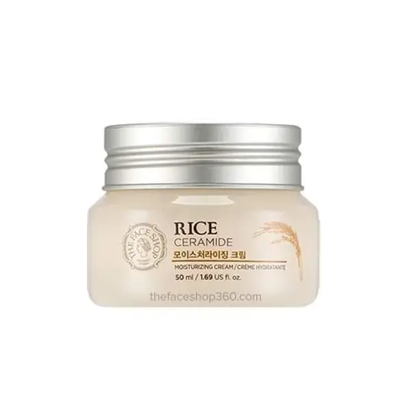 The Face Shop Rice Ceramide Moisture Cream 50ml - Image 1