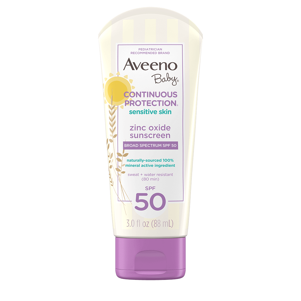Aveeno Baby Continuous Protection® Zinc Oxide Sunscreen SPF 50 – Gentle Sun Protection for Sensitive Skin | Bangladesh