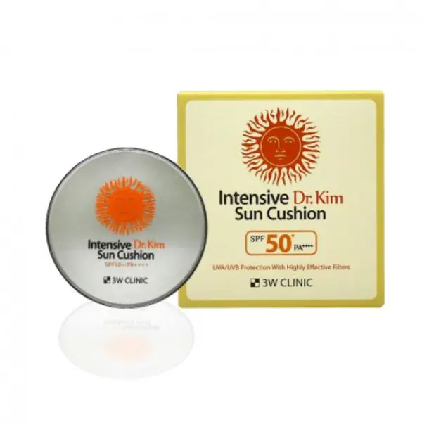3W CLINIC INTENSIVE DR.KIM SUN CUSHION – 15G (SPF50+ PA++++) - Image 1