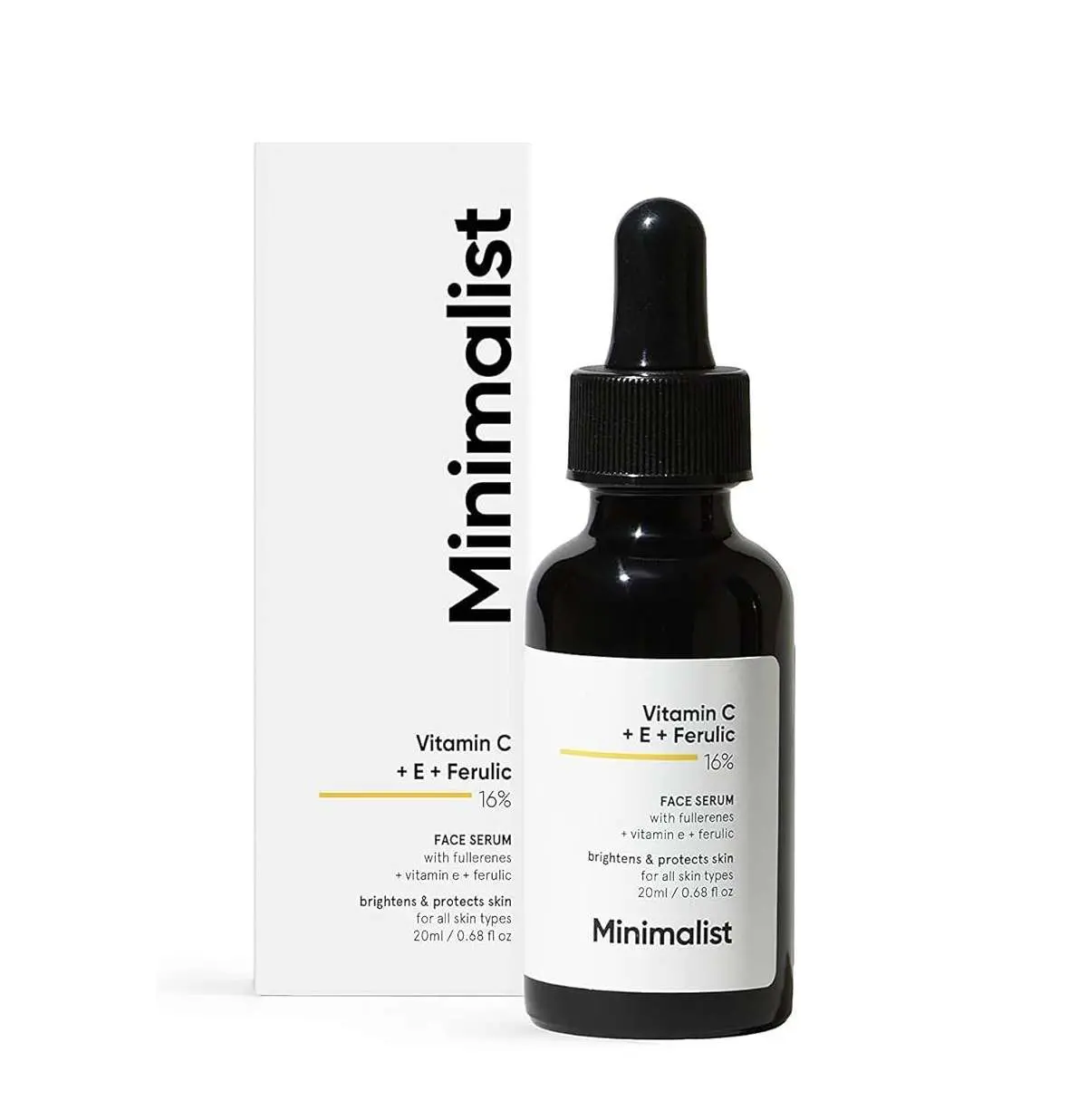 Minimalist Vitamin C + E + Ferulic 16% Face Serum 20ml - Image 1