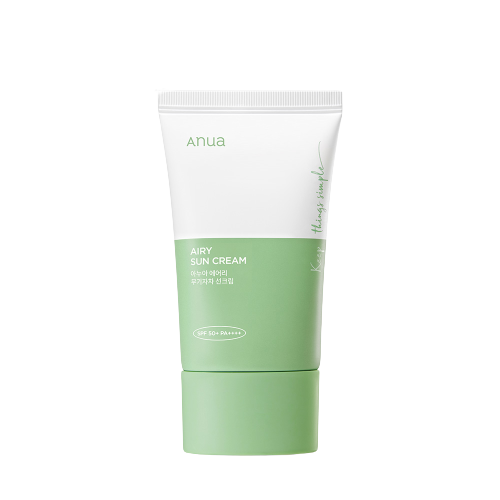 ANUA Airy Sun Cream 50ml – Lightweight SPF Protection & Hydrating Sunscreen in Bangladesh