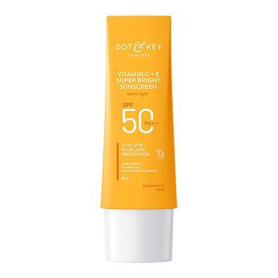 AaG07tGpShL3R3gtXOqUZvmMFqmVDFoztItFV3vY Dot & Key Vitamin C + E Super Bright Sunscreen SPF 50+ 50g – High Protection & Brightening | Buy in Bangladesh