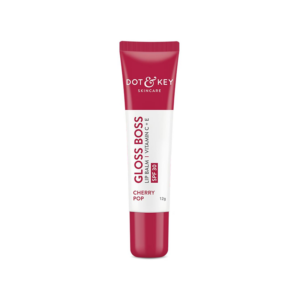 Dot & Key Gloss Boss Lip Balm Cherry Mint 12gm – Vitamin C + E Hydrating Lip Balm with SPF30 | Bangladesh