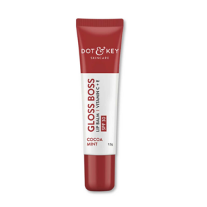 Dot & Key Gloss Boss Lip Balm Cocoa Mint 12gm – Vitamin C + E Hydrating Lip Balm with SPF30 | Bangladesh