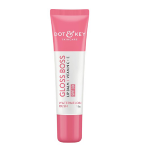 Dot & Key Gloss Boss Vitamin C + E Lip Balm SPF30 Watermelon Rush 12gm – Hydrating Tinted Lip Balm | Bangladesh