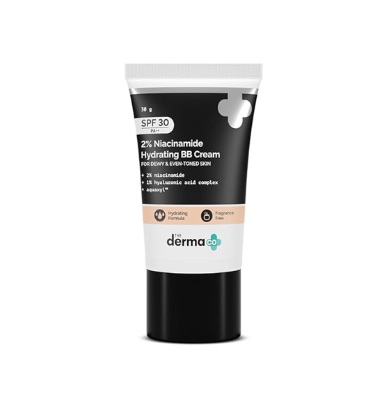 Ot58gghrt9909v5EHORqRUfDhSFIOA8r9ghKN0k0 The Derma Co 2% Niacinamide Hydrating BB Cream 01 Warm Base 30g - Image 1