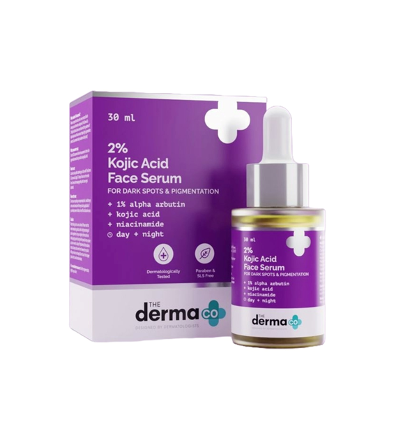 The Derma Co 2% Kojic Acid Face Serum with 1% Alpha Arbutin & Niacinamide 30ml - Image 1