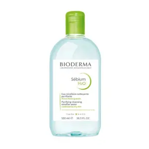 Bioderma Sebium H2O Micellar Water 500ml – Purifying Makeup Remover for Oily Skin | Bangladesh