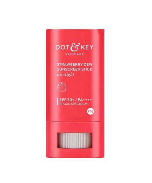 Dot & Key Strawberry Dew Sunscreen Stick SPF 50+ PA++++ 20g – Portable Sun Protection | Bangladesh