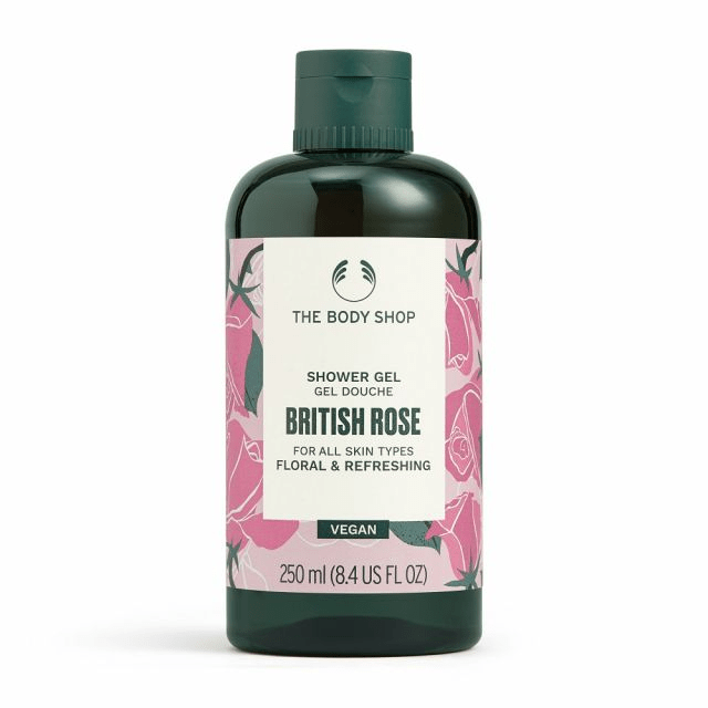 The Body Shop British Rose Shower Gel 250ml - Image 1
