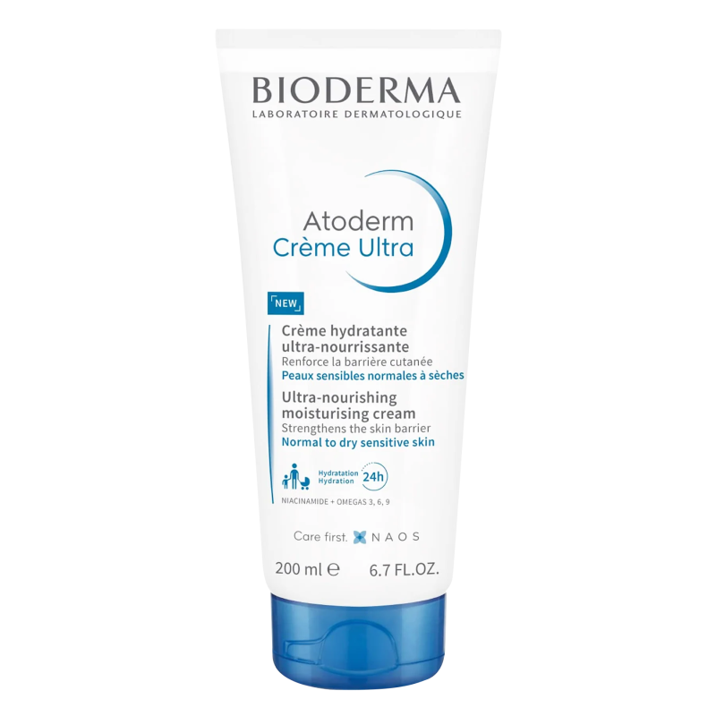 Bioderma Atoderm Crème Ultra 200ml – Ultra-Nourishing Moisturizer for Very Dry & Sensitive Skin | Bangladesh
