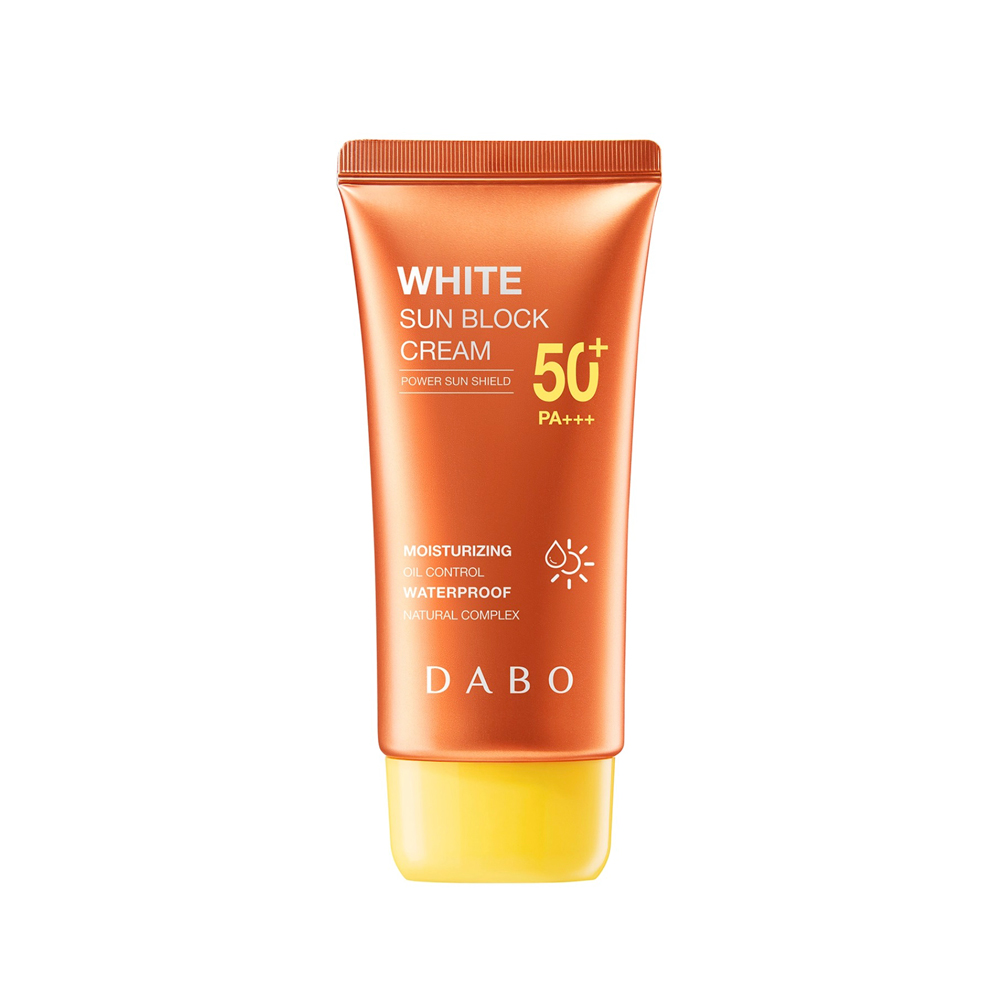 DABO White Sunblock Cream Power Sun Shield 50+ PA+++ 70ml - Image 1
