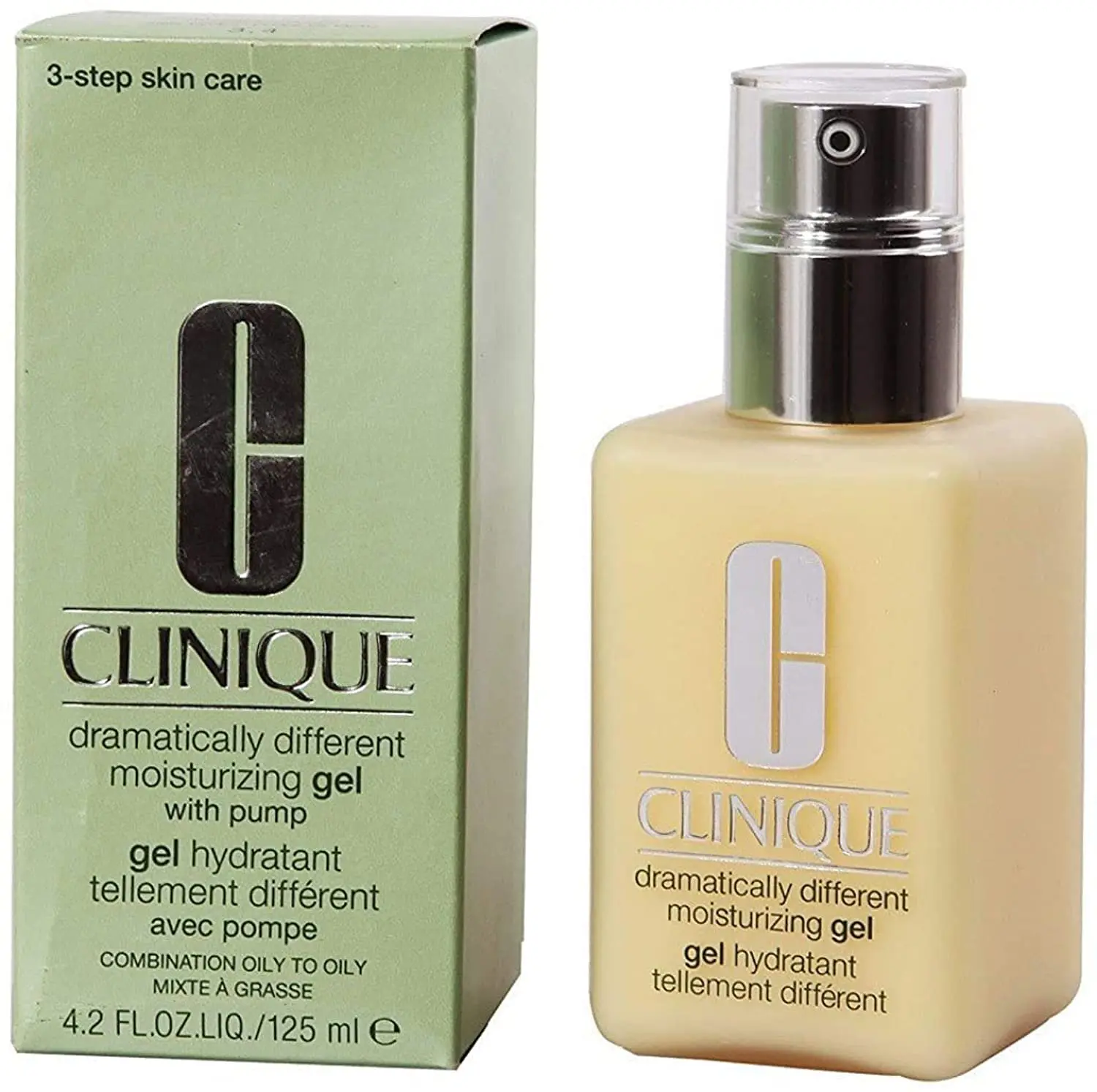 Clinique Dramatically Different Moisturizing Gel Pump 125ml – Oil-Free Hydration for Combination to Oily Skin | BangladeshClinique – Dramatically Different Moisturizing Gel