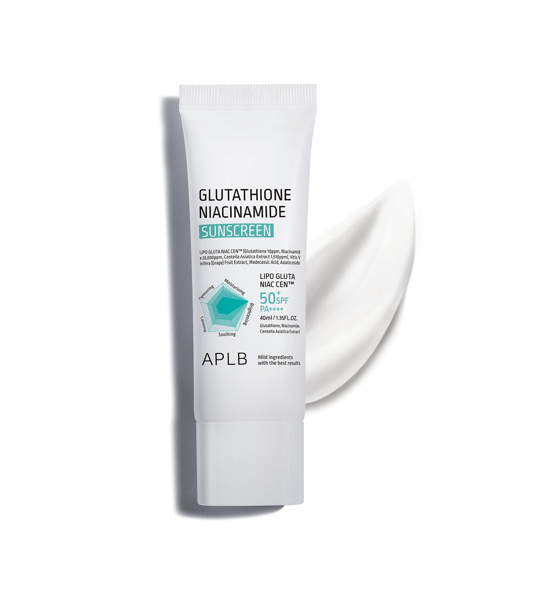 APLB Glutathione Niacinamide Sunscreen 40ml – Brightening & Hydrating SPF | Bangladesh