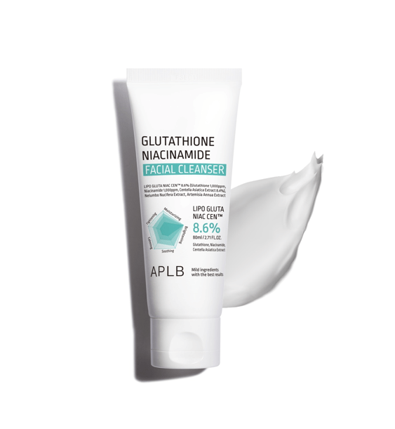 APLB Glutathione Niacinamide Facial Cleanser 80ml – Brightening & Hydrating Face Wash | Bangladesh